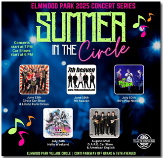 Elmwood Park Summer In The Circle Image